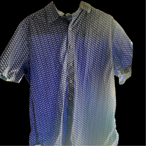 Robert Graham Wade Short Sleeve Button Down Shirt XL